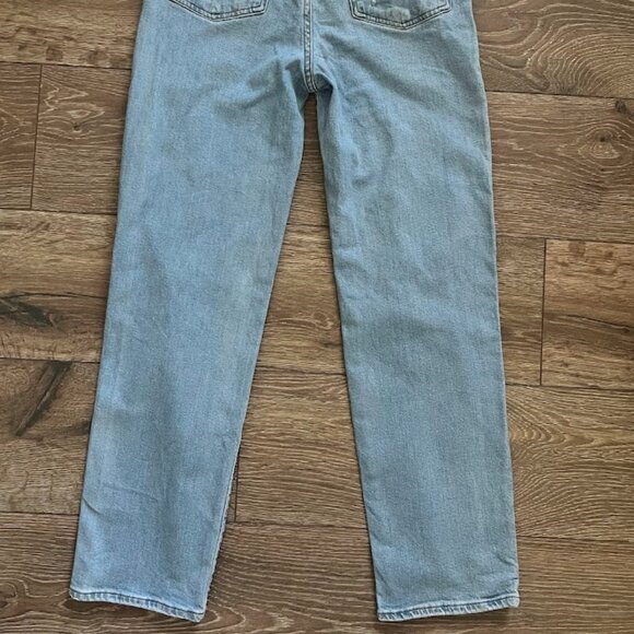 Madewell The Perfect Vintage Straight Leg Blue Denim Jeans Size 27 - Picture 5 of 15
